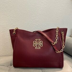 Tory Burch Women's Britten Slouchy Tote Handbag
